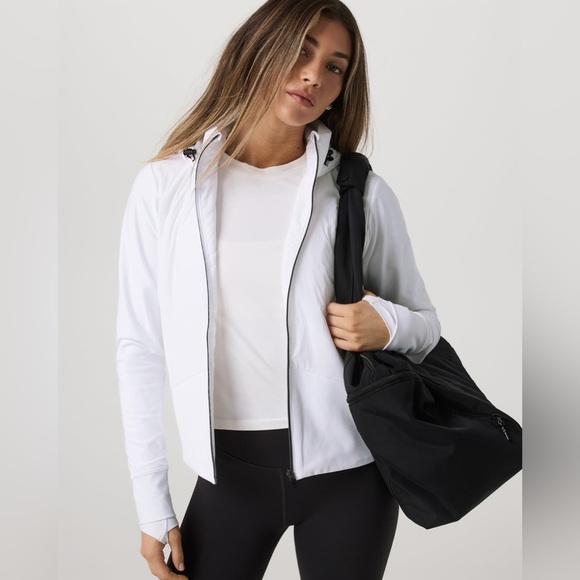 NWT Vuori Chiled Out Full Zip White Medium - Picture 4 of 12